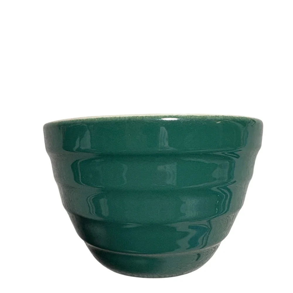 Crate & Barrel Retired Parker Beehive Ceramic Nesting‎ Mixing Bowls Set of 3